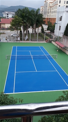 Thi công sân Tenis Tổng công ty Trực Thăng Việt Nam